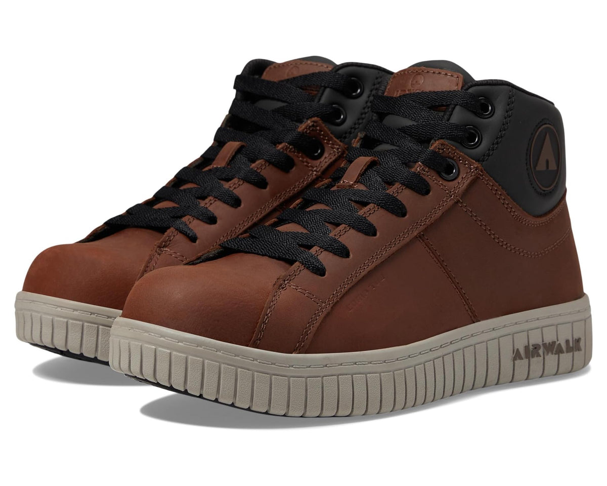 Men's Airwalk Work Deuce Mid Comp Toe SD10 SR Tan/Brown