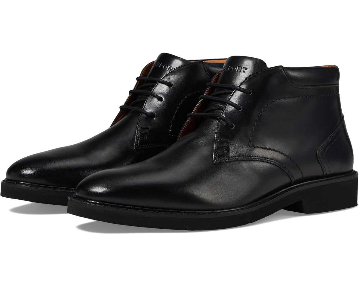 Men's Rockport Flynn Black Leather