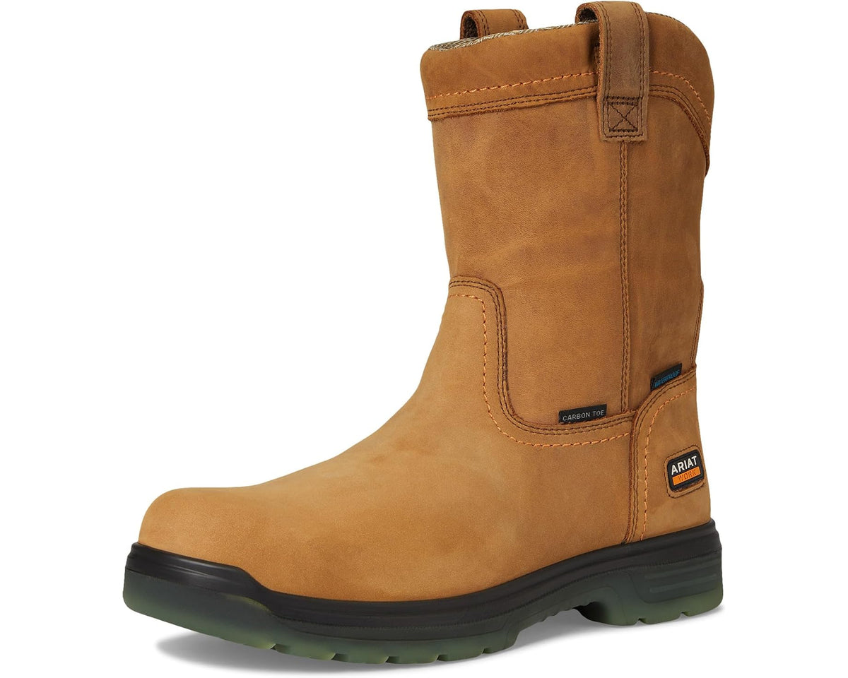 Men's Ariat Turbo Pull-On Carbon Toe Waterproof Aged Bark