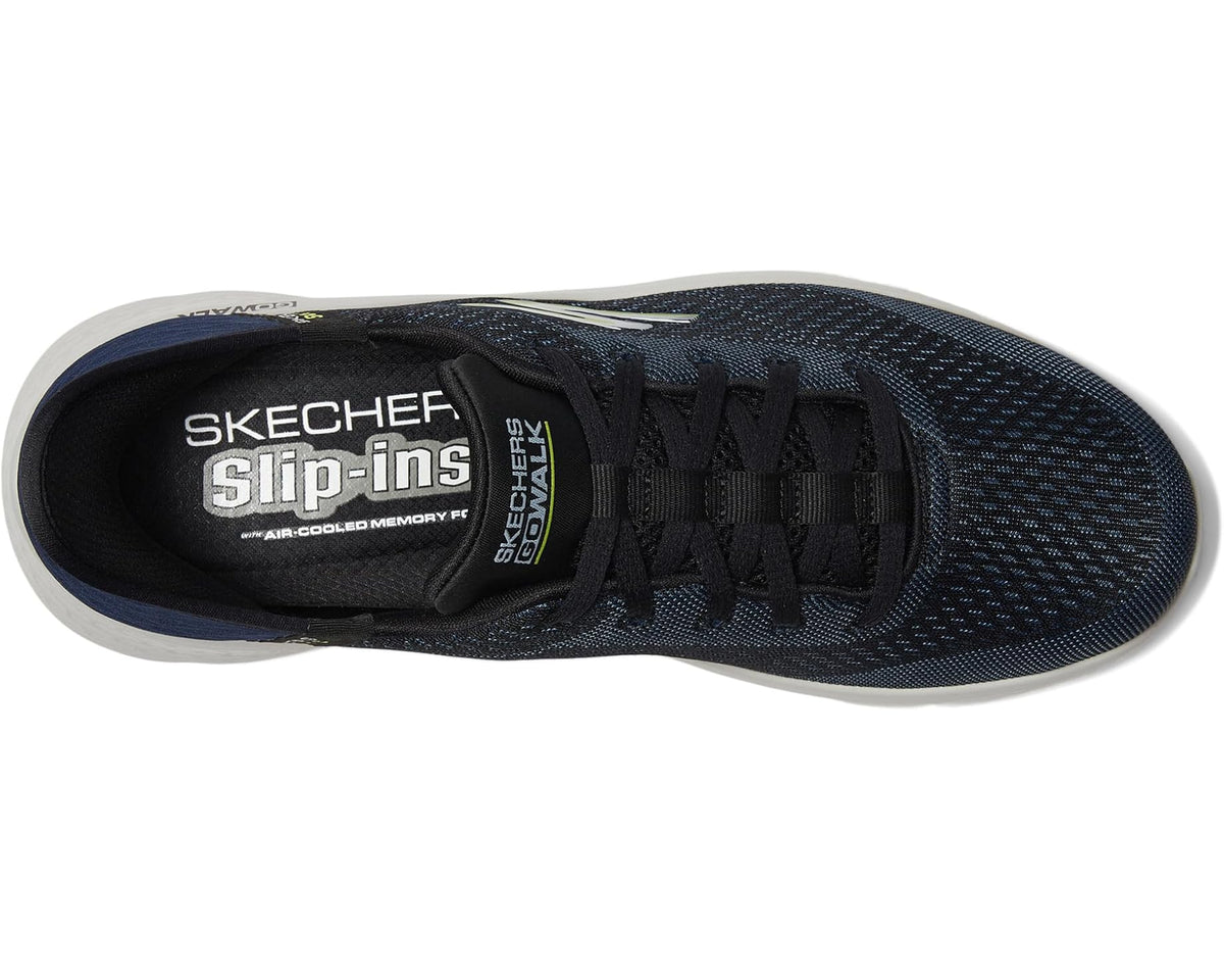 Men's SKECHERS Performance Go Walk Flex - New World Hands Free Slip-Ins Navy/Lime