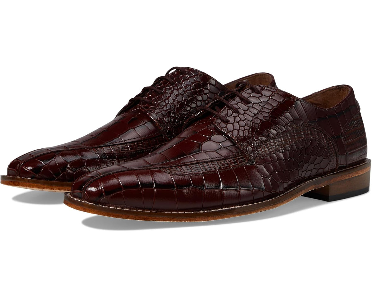 Men's Stacy Adams Gabardo Bike Toe Lace-Up Cognac