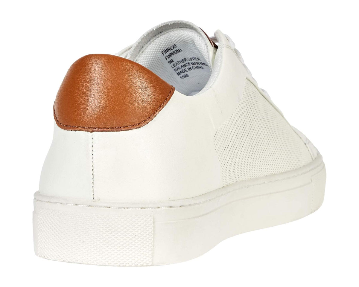 Men's Steve Madden Finneas White/Cognac Leather