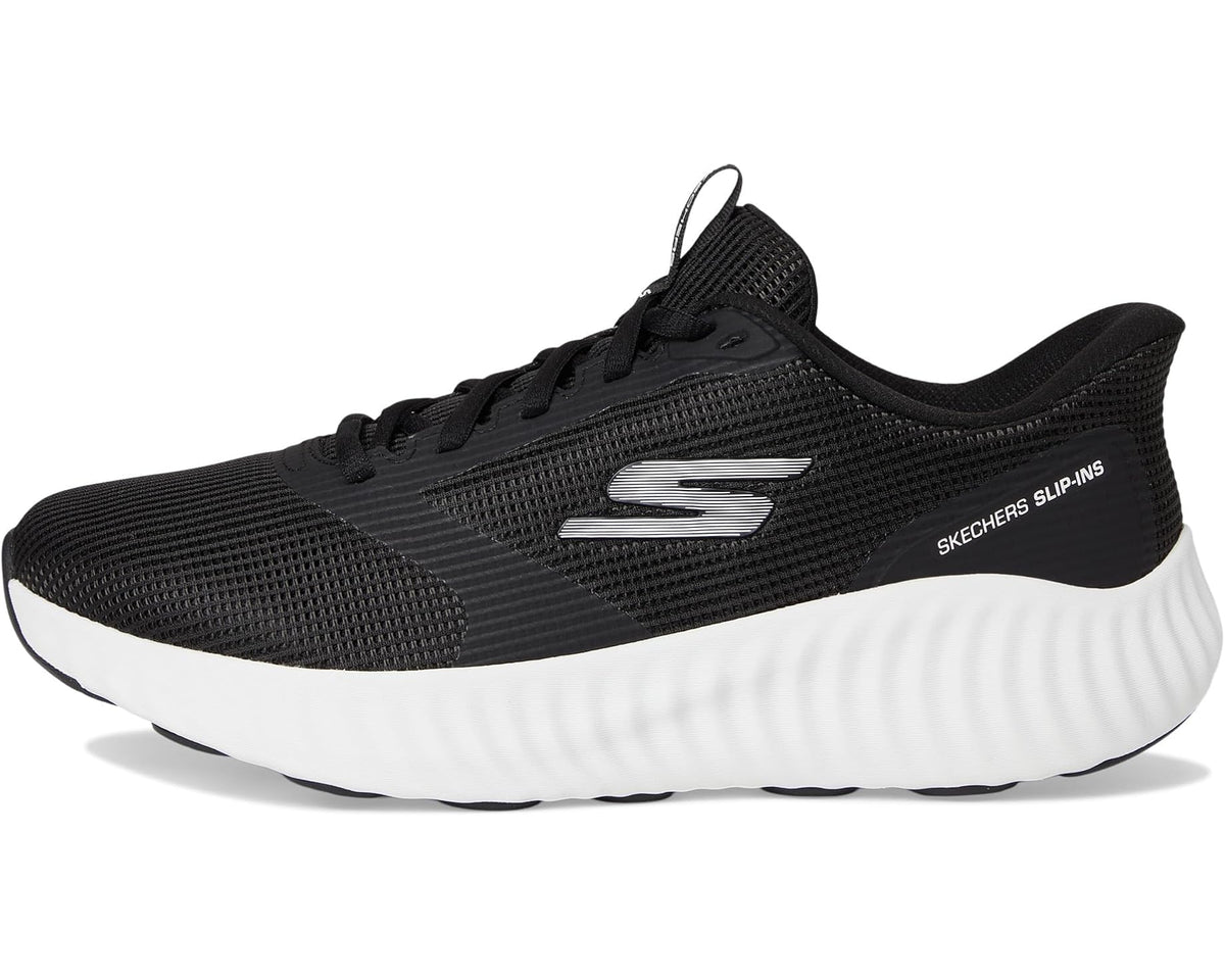 Men's SKECHERS Hands Free Slip-ins Go Run Now Sneaker Black/White