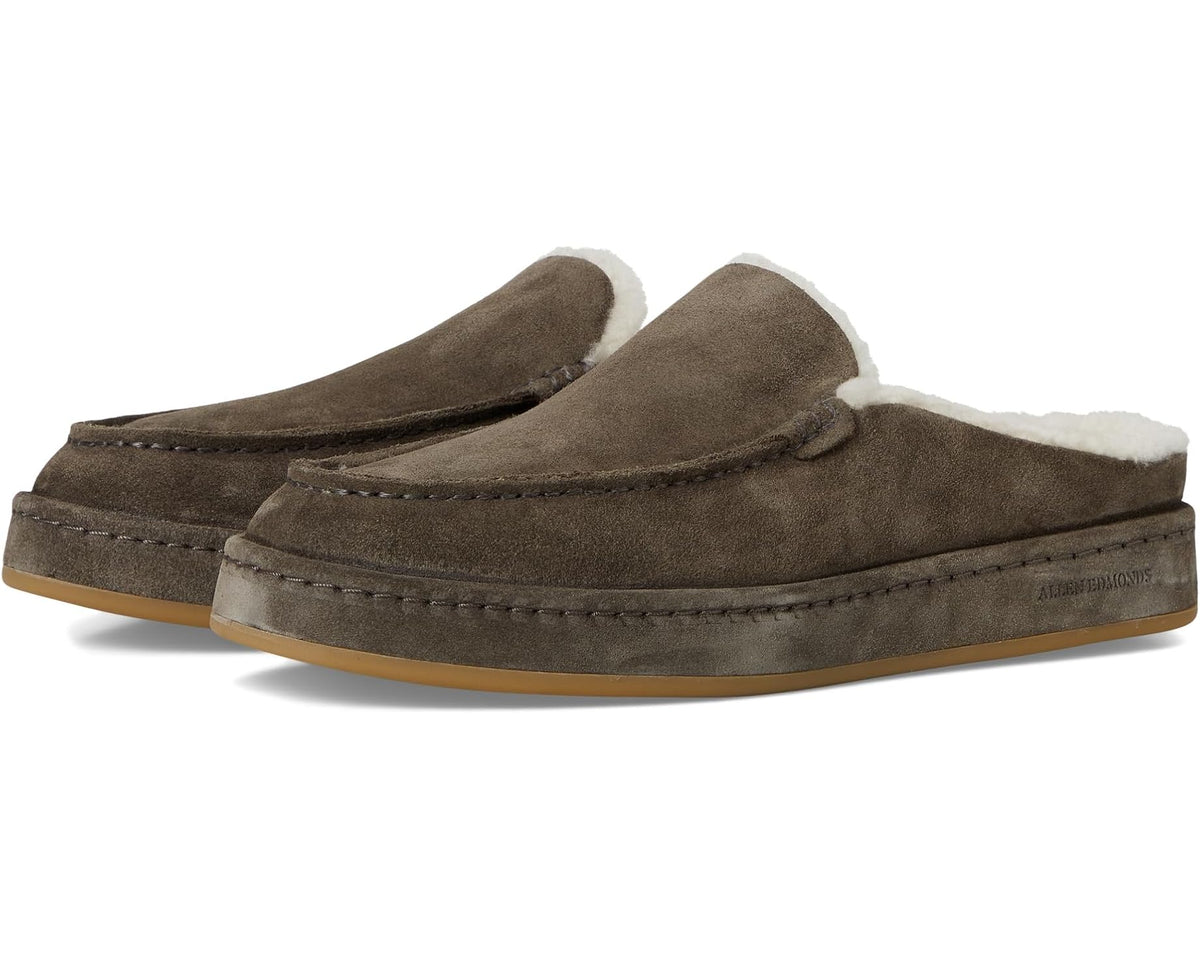 Men's Allen Edmonds Bowen Slip-On Shoes Dark Grey Suede