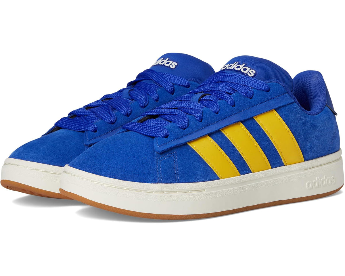 Men's adidas Grand Court Alpha 00s Semi Lucid Blue/Utility Yellow/Off-White
