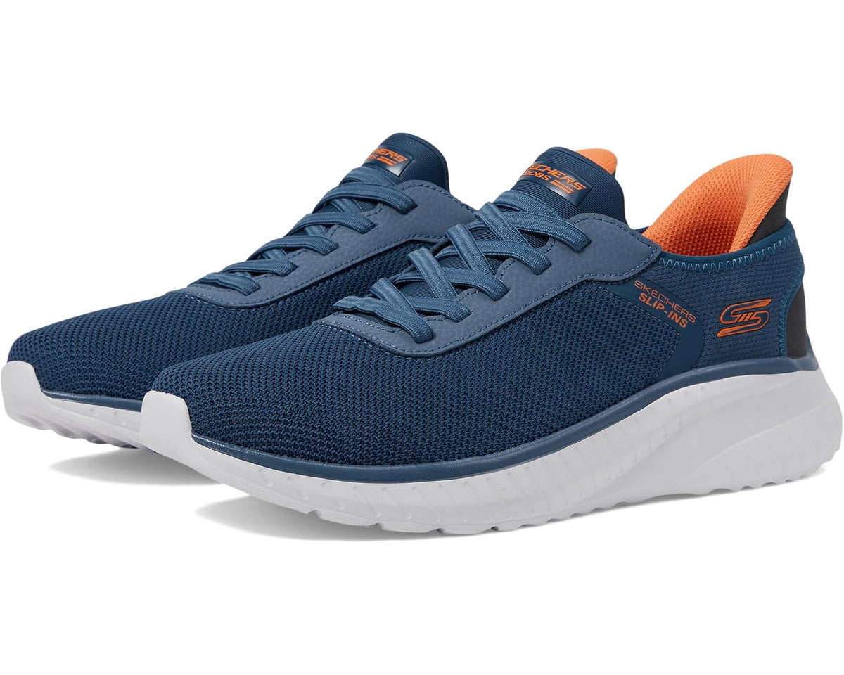 Men's BOBS from SKECHERS Hands Free Slip-Ins Squad Chaos - Solid Tour Navy Multi