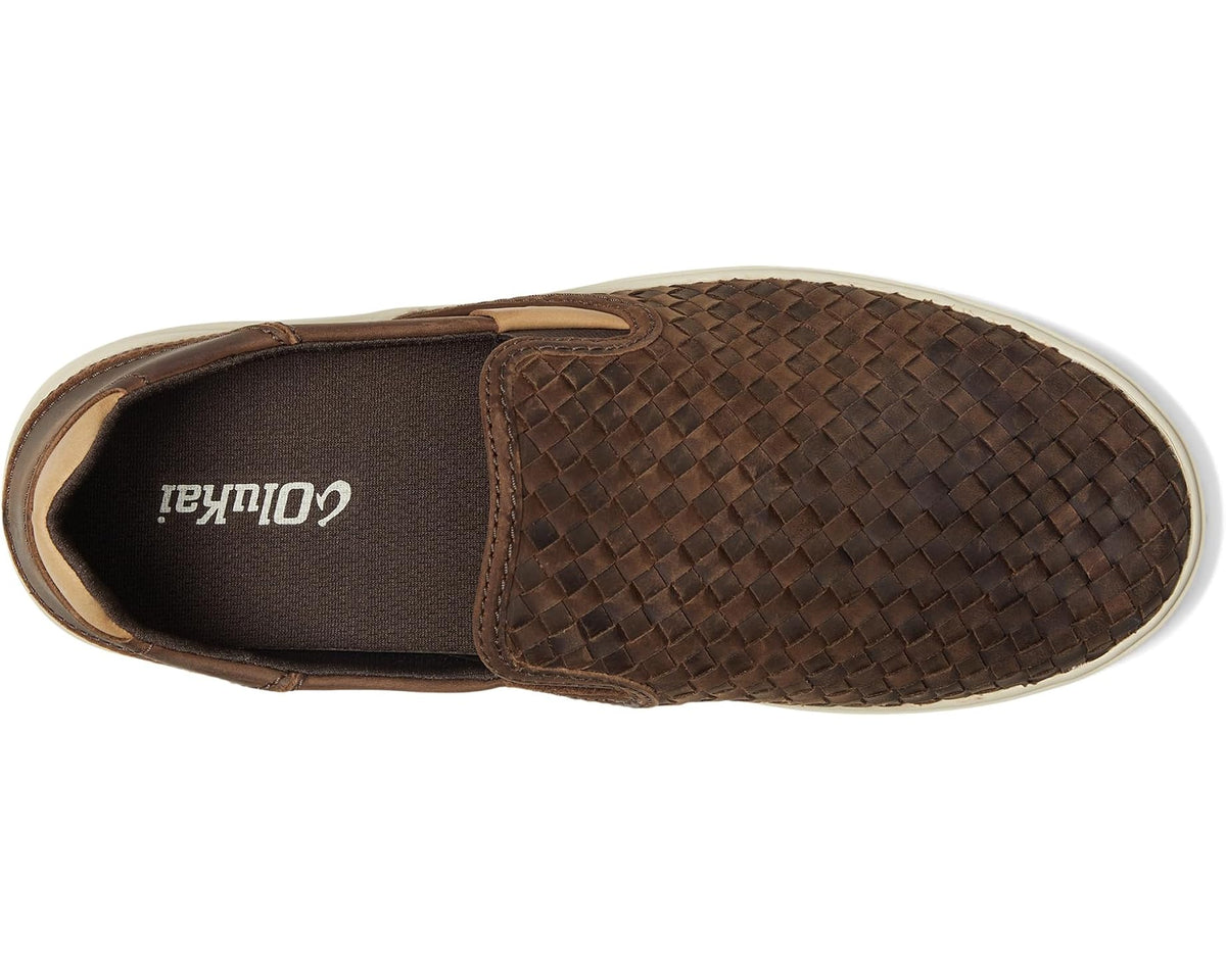 Men's OluKai Lae'ahi Lauhala Dark Java/Dark Java