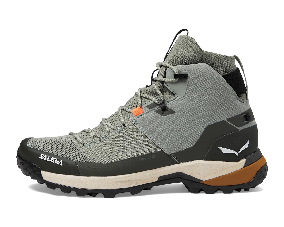 Men's SALEWA Puez Knit Mid PTX Shadow/Dark Olive