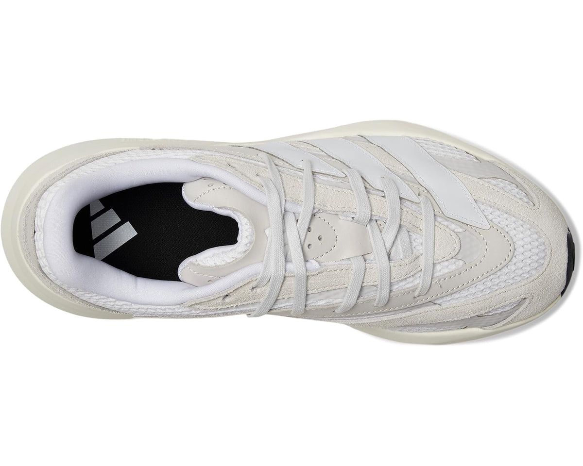 Men's adidas Lightblaze sneakers with mesh upper and black-lined heel opening