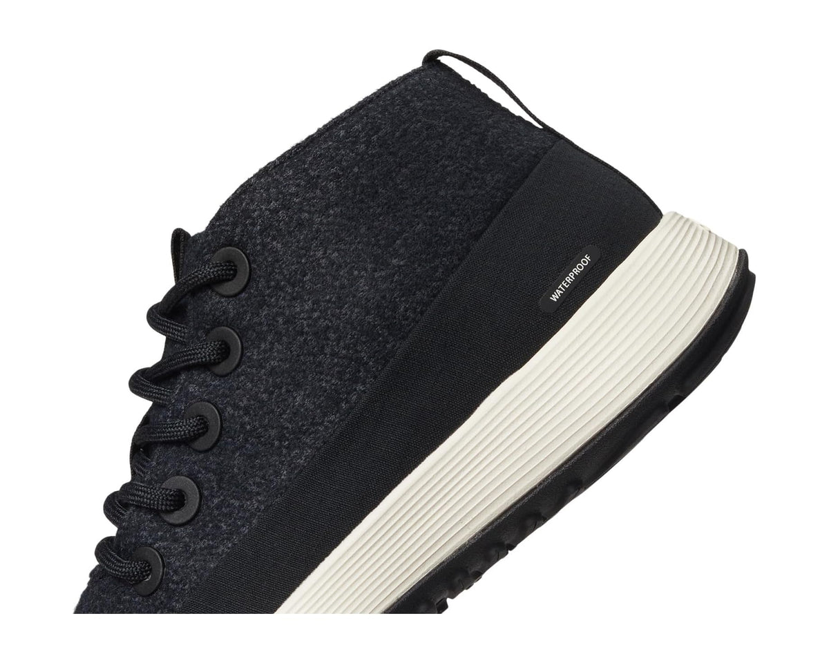 Men's Allbirds Wool Runner NZ Mid Waterproof Natural Black (Natural White)