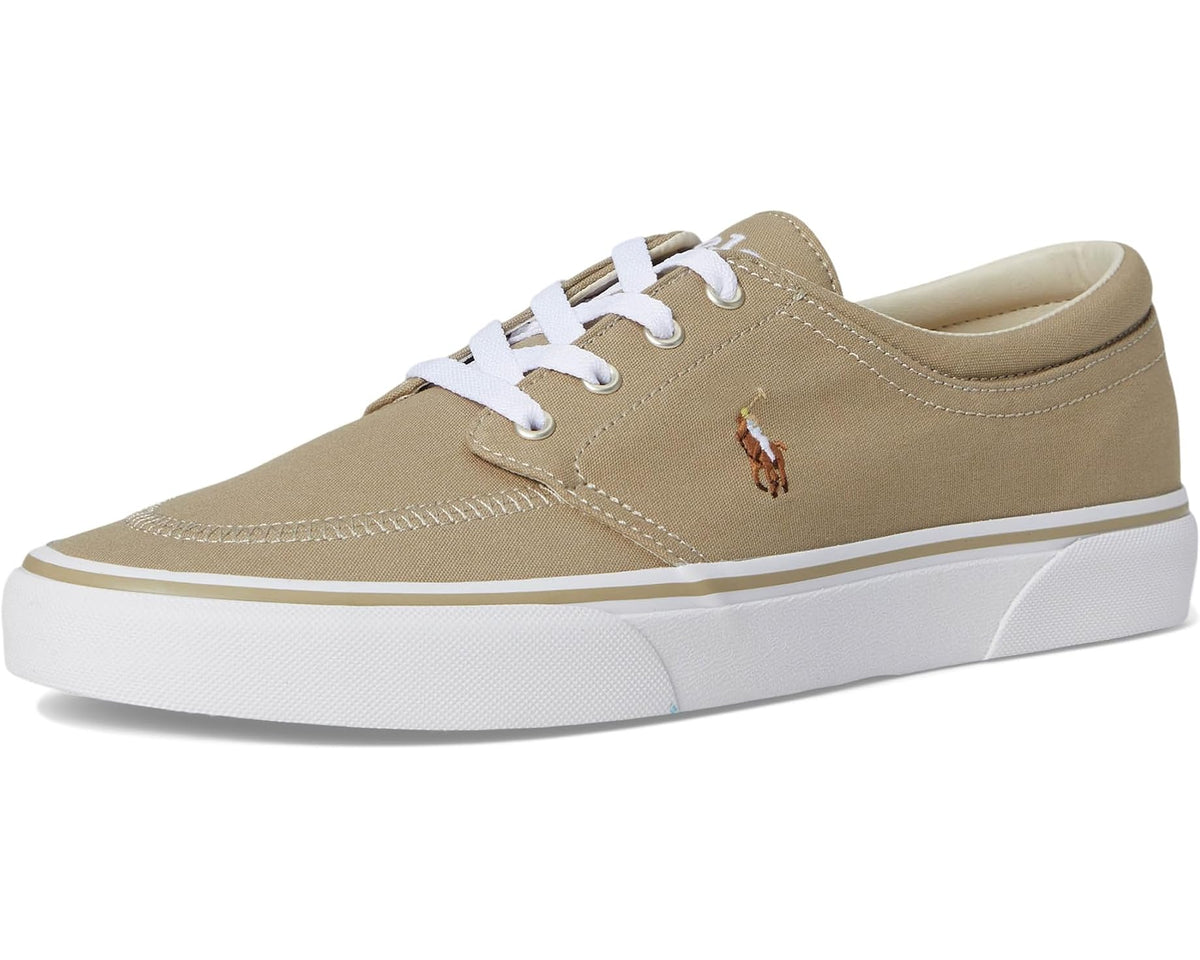 Men's Polo Ralph Lauren Faxon X Low-Top Canvas Sneaker Hampton Khaki/Multi