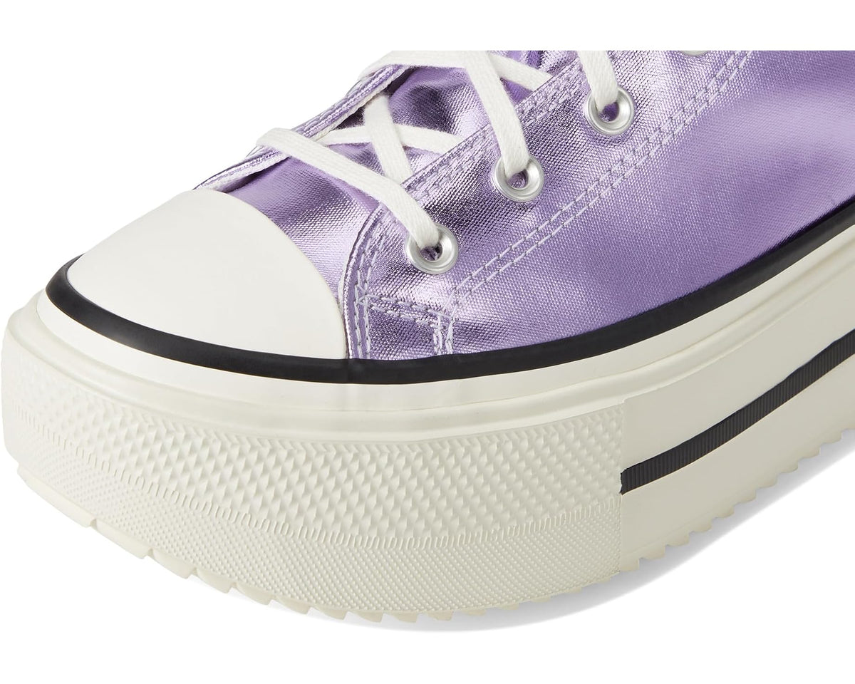 Unisex Converse Chuck Taylor All Star Lift Double Stack Metallic Light Purple/Egret/Black