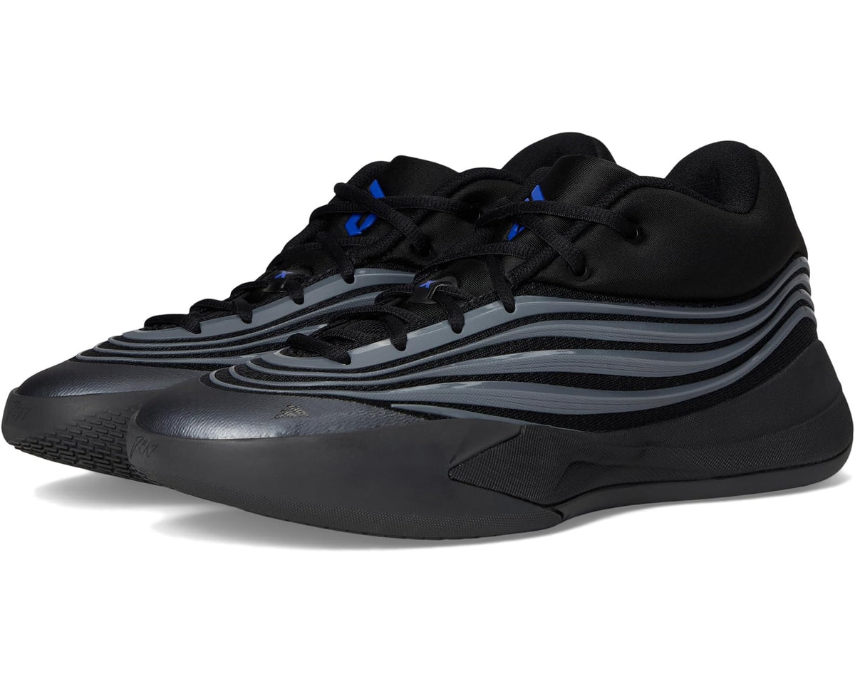 Unisex adidas Dame X Basketball Shoes Black/Iron Metallic/Lucid Blue