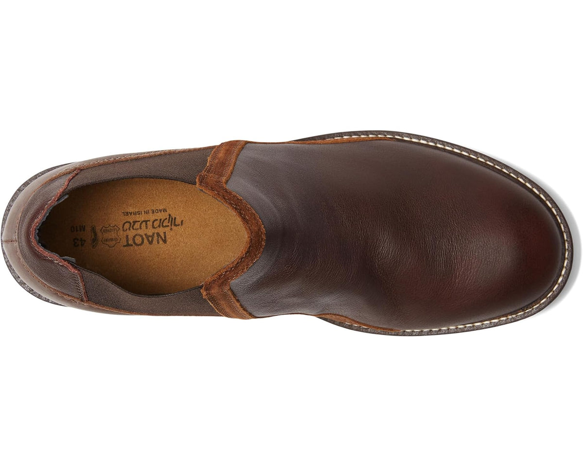 Men's Naot Business Soft Brown Leather/Toffee Brown Leather/Seal Brown Suede