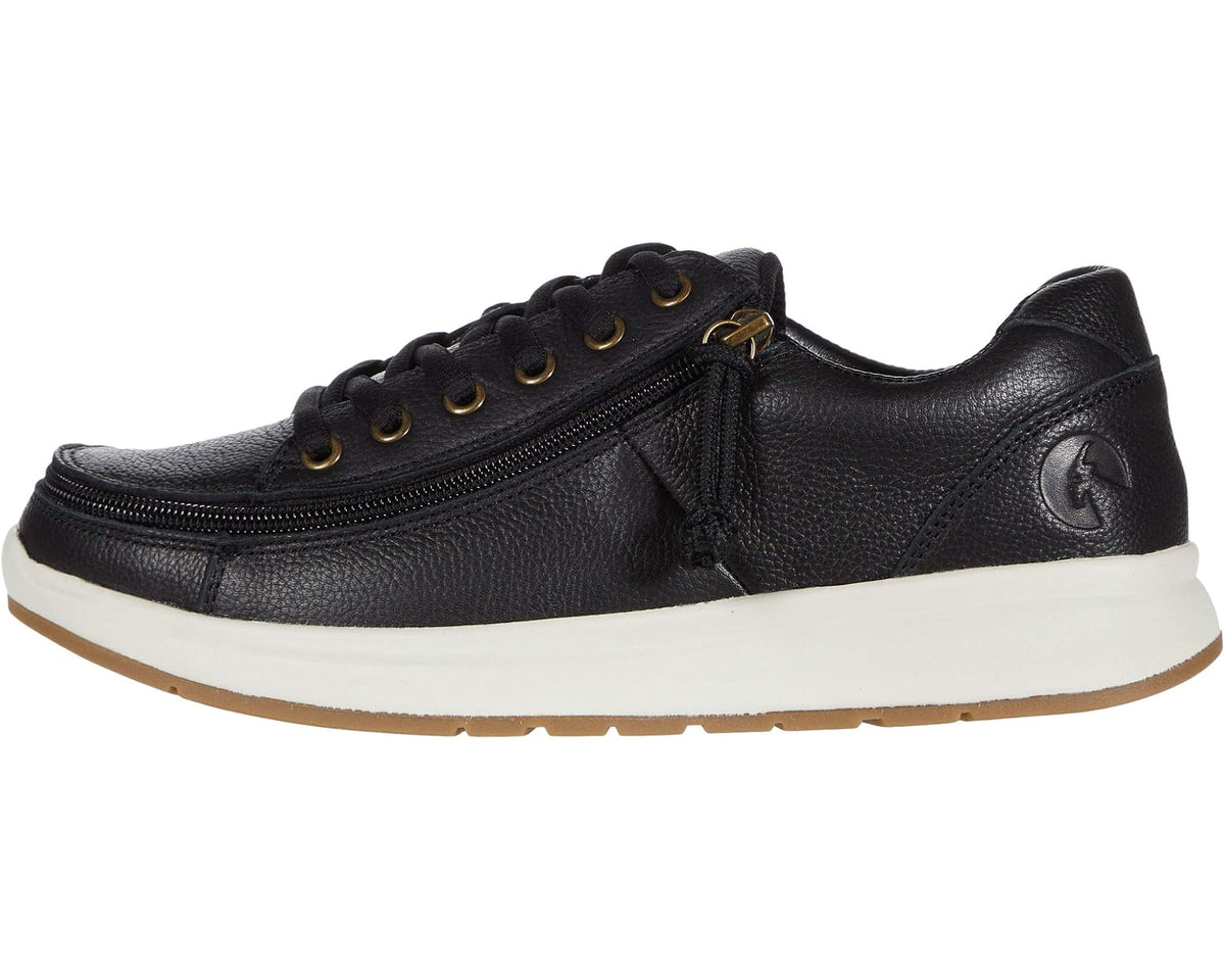 Men's BILLY Footwear Comfort Leather Lo Black/White