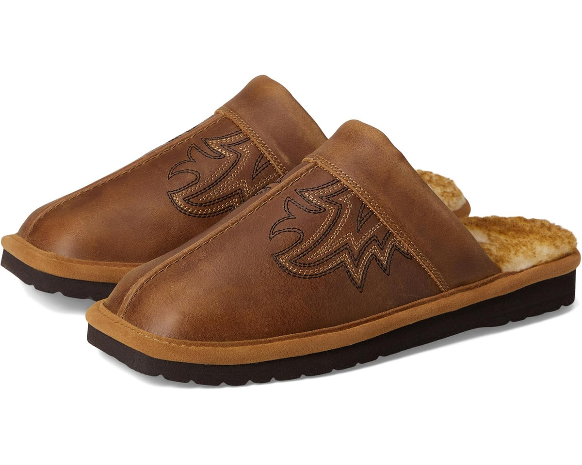 Men's Ariat Silversmith Exotic Slipper Distressed Brown