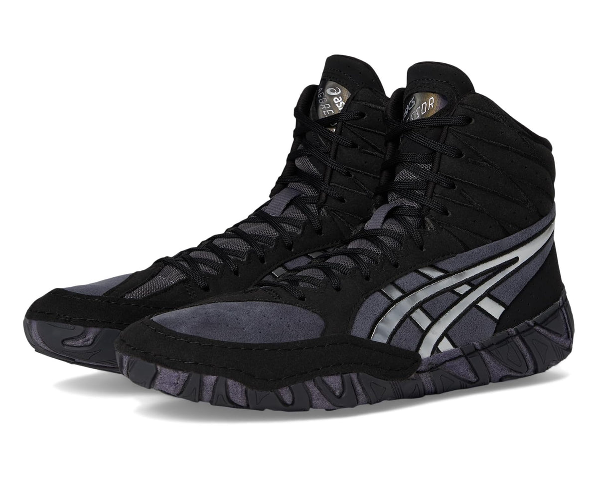 Men's ASICS Aggressor 6 Black/Pure Silver