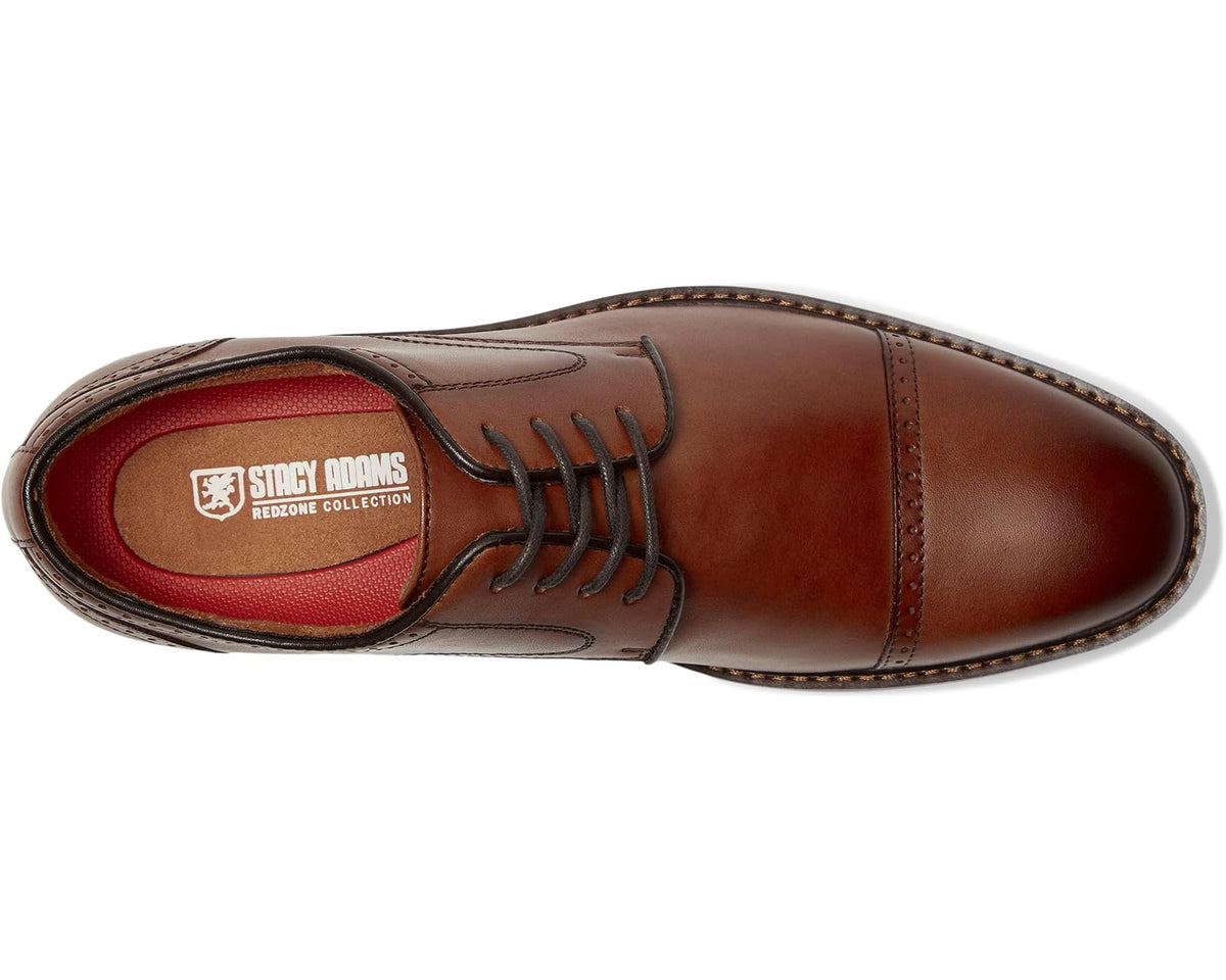 Men's Stacy Adams Bailey Cap Toe Lace-Up Brandy