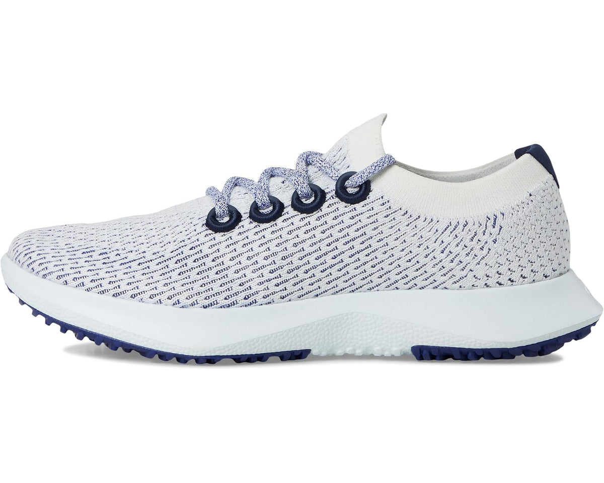 Men's Allbirds Tree Dasher 2 Blizzard, Hazy Cobalt (clarity Blue)