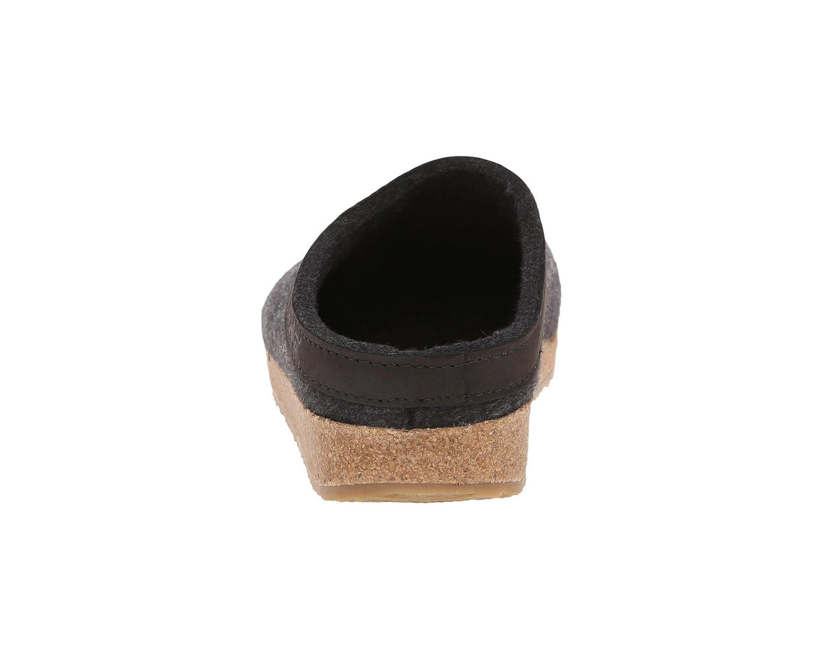 Unisex Haflinger GZL Leather Trim Grizzly Charcoal