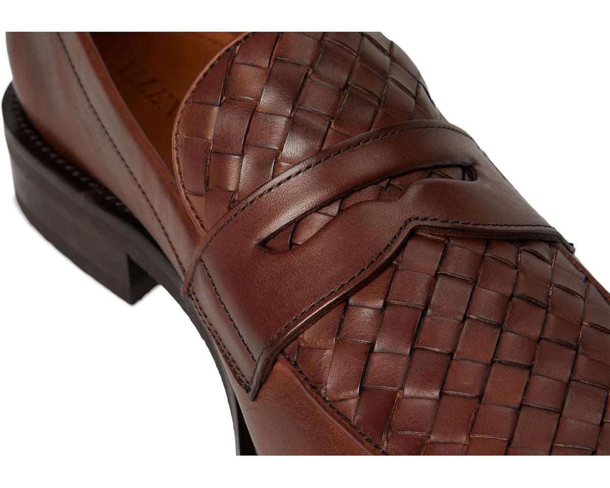 Men's Allen Edmonds Como Loafer/Moc Shoes Dark Brown Leather