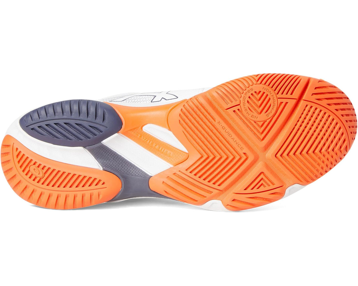 Men's ASICS Netburner Ballistic FF MT 3 Volleyball Shoe White/Indigo Fog