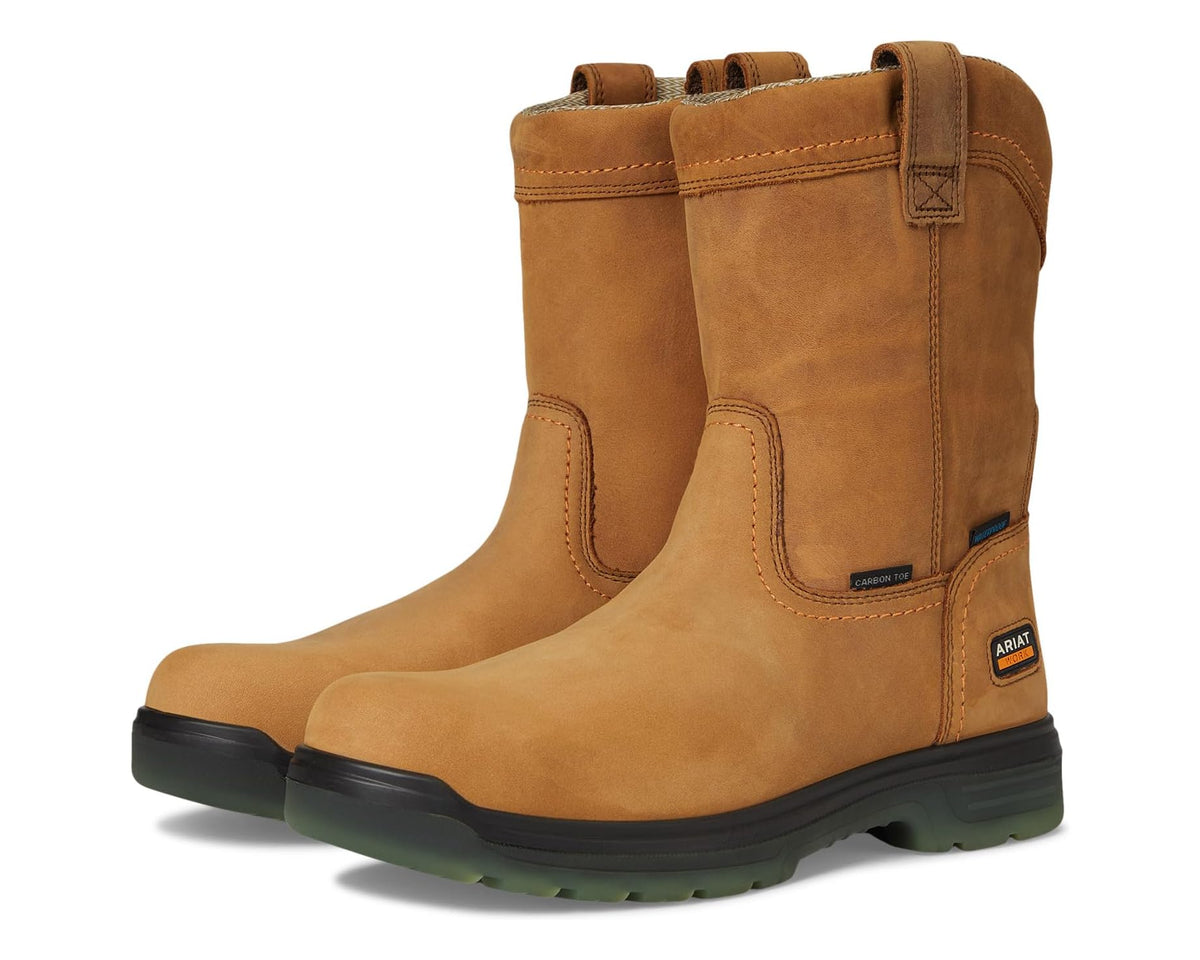 Men's Ariat Turbo Pull-On Carbon Toe Waterproof Aged Bark