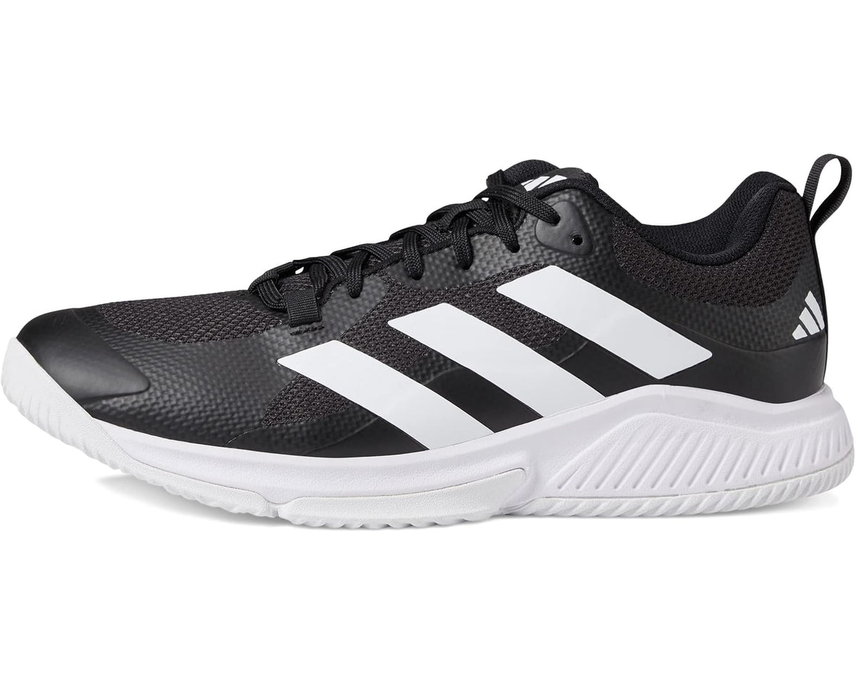 Men's adidas Court Team Bounce 2.0 Volleyball Shoes Black/White/Black
