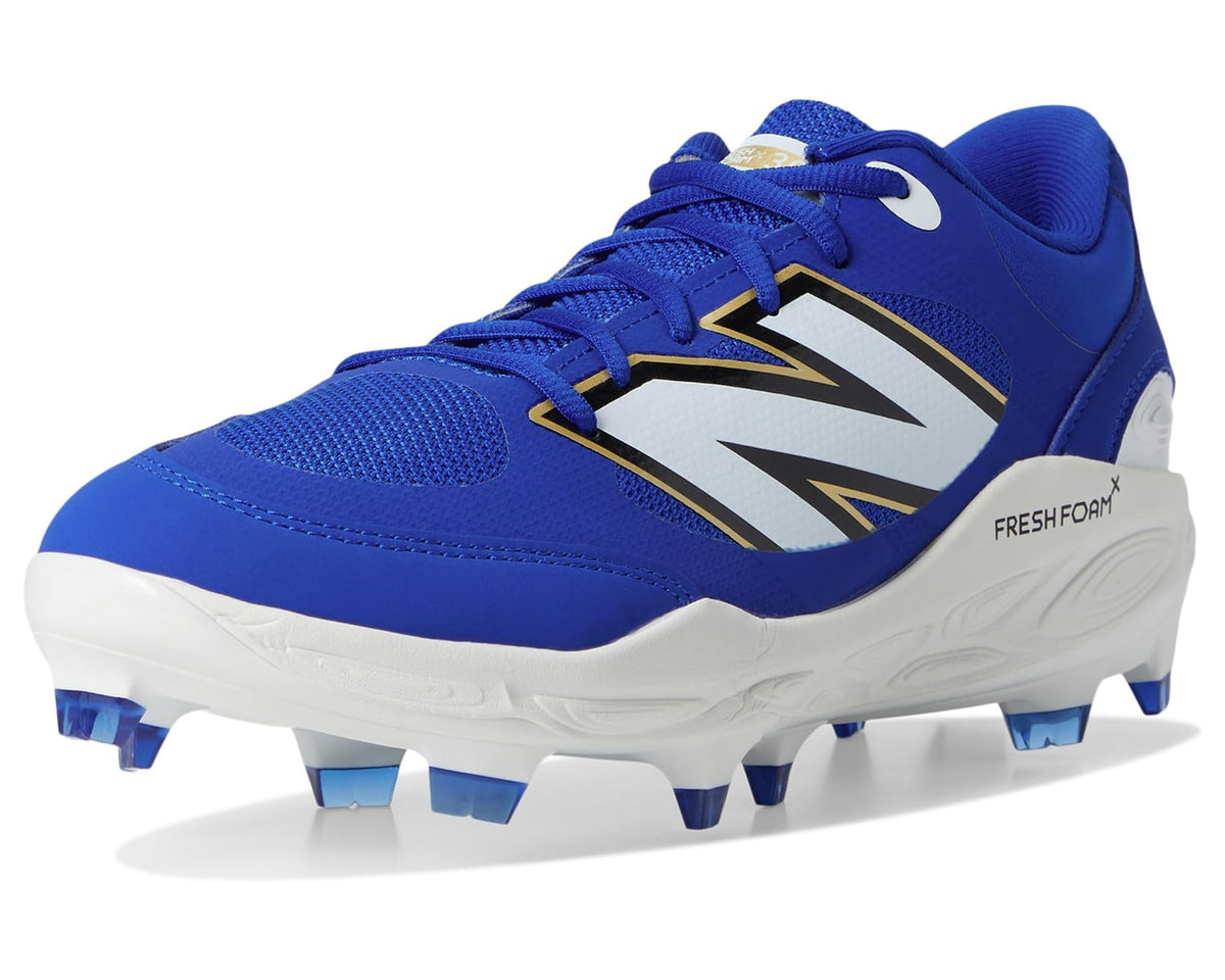 Men's New Balance Fresh Foam 3000v7 Molded Baseball Cleats Team Royal/White
