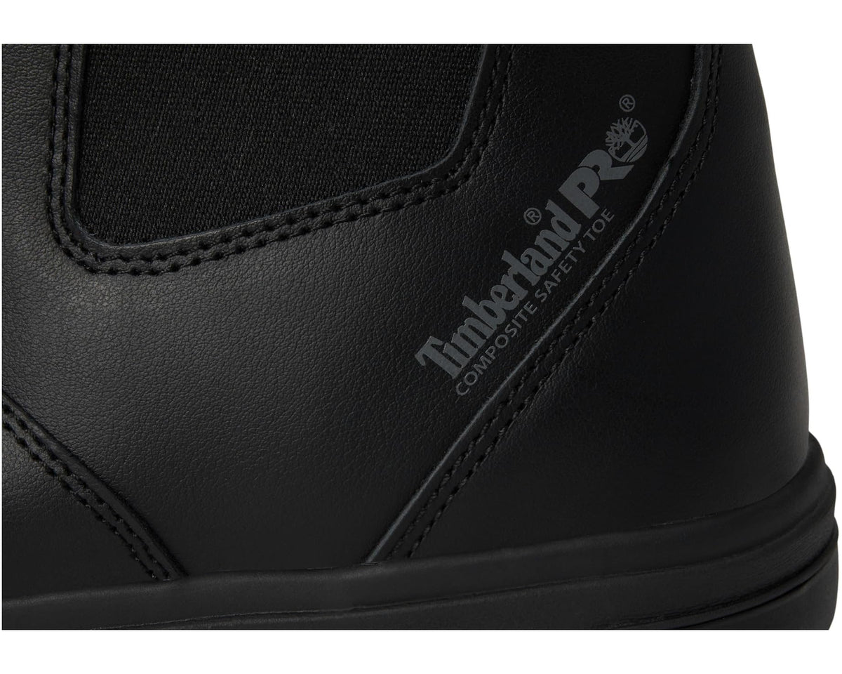 Men's Timberland PRO Berkley Chelsea Composite Safety Toe Static Dissipative Black