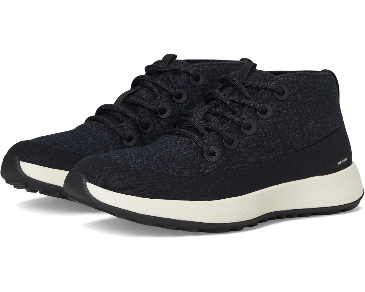 Men's Allbirds Wool Runner NZ Mid Waterproof Natural Black (Natural White)