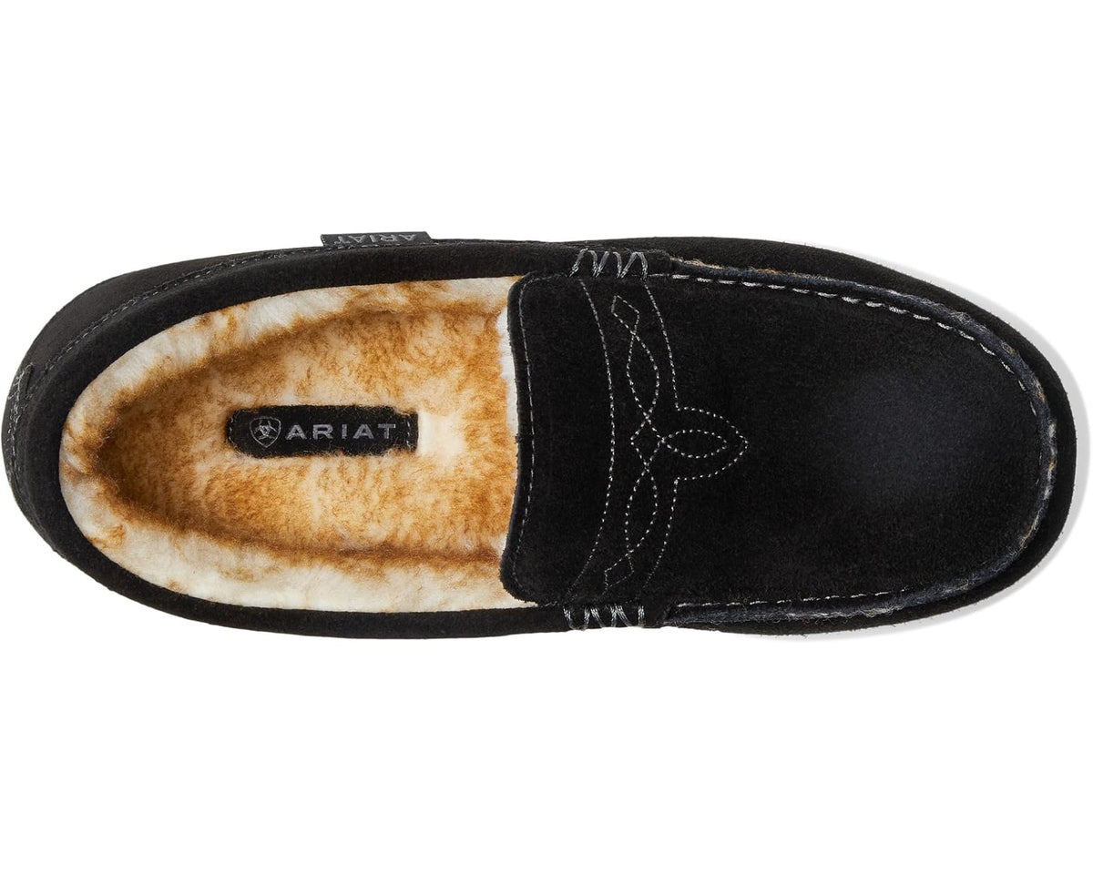 Men's Ariat Clayton Moccasin Slipper Black