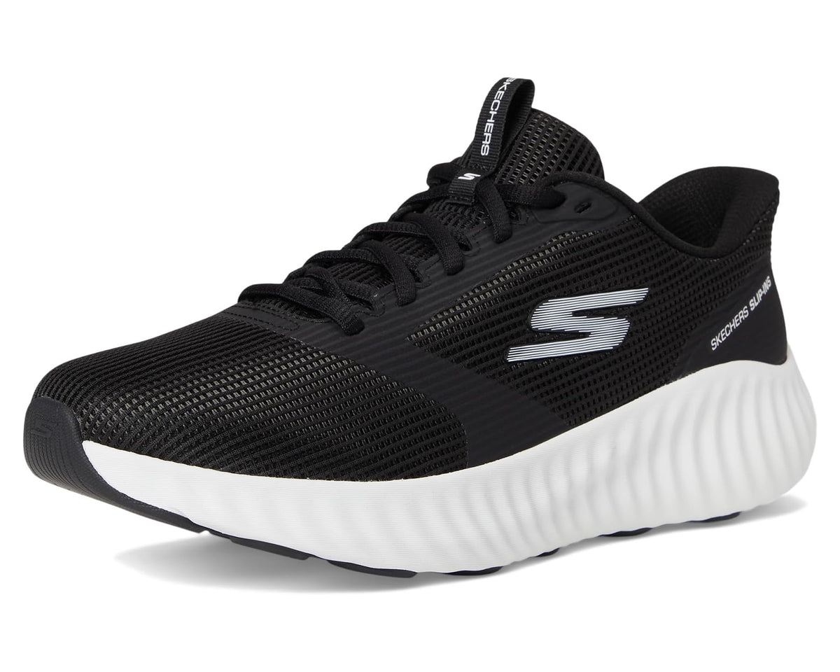 Men's SKECHERS Hands Free Slip-ins Go Run Now Sneaker Black/White