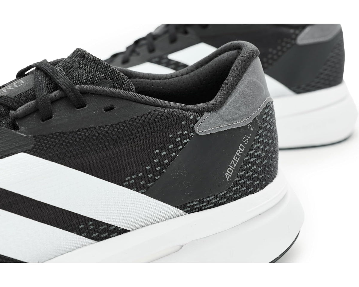 Men's adidas adiZero SL2 Running Shoes Black/White/Grey