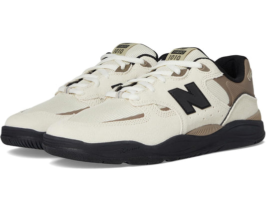 Cream linen-look New Balance Tiago Lemos 1010 sneakers with black N logo