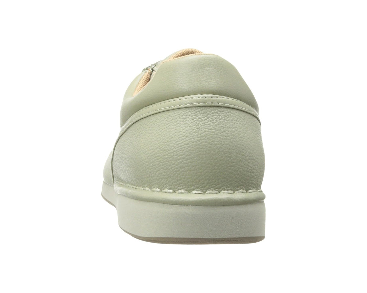 Men's Rockport ProWalker M7100 sneakers heel, light green leather with tan lining