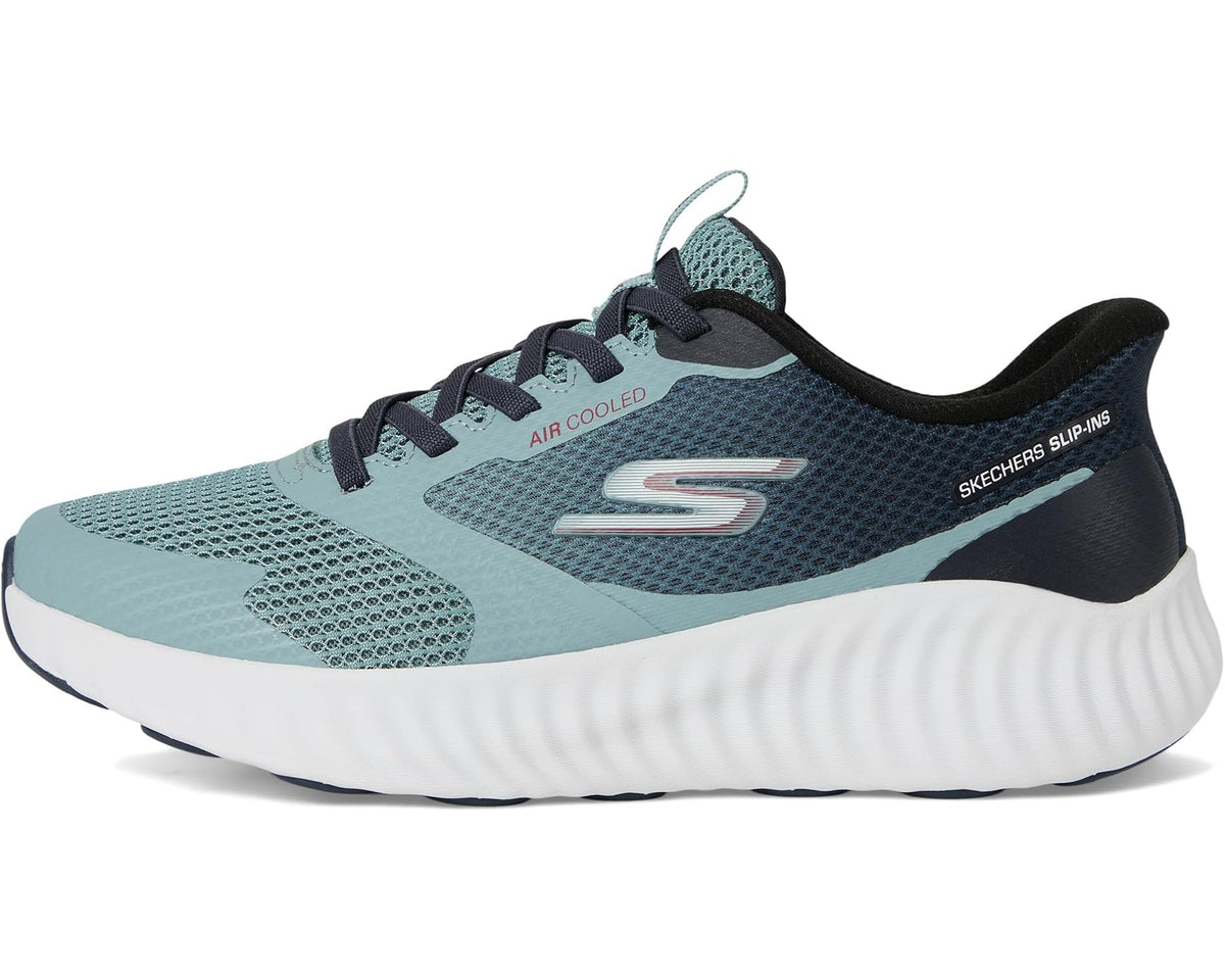 Men's SKECHERS Hands Free Slip-ins Go Run Now - Starfuse Sneaker Silver/Taupe