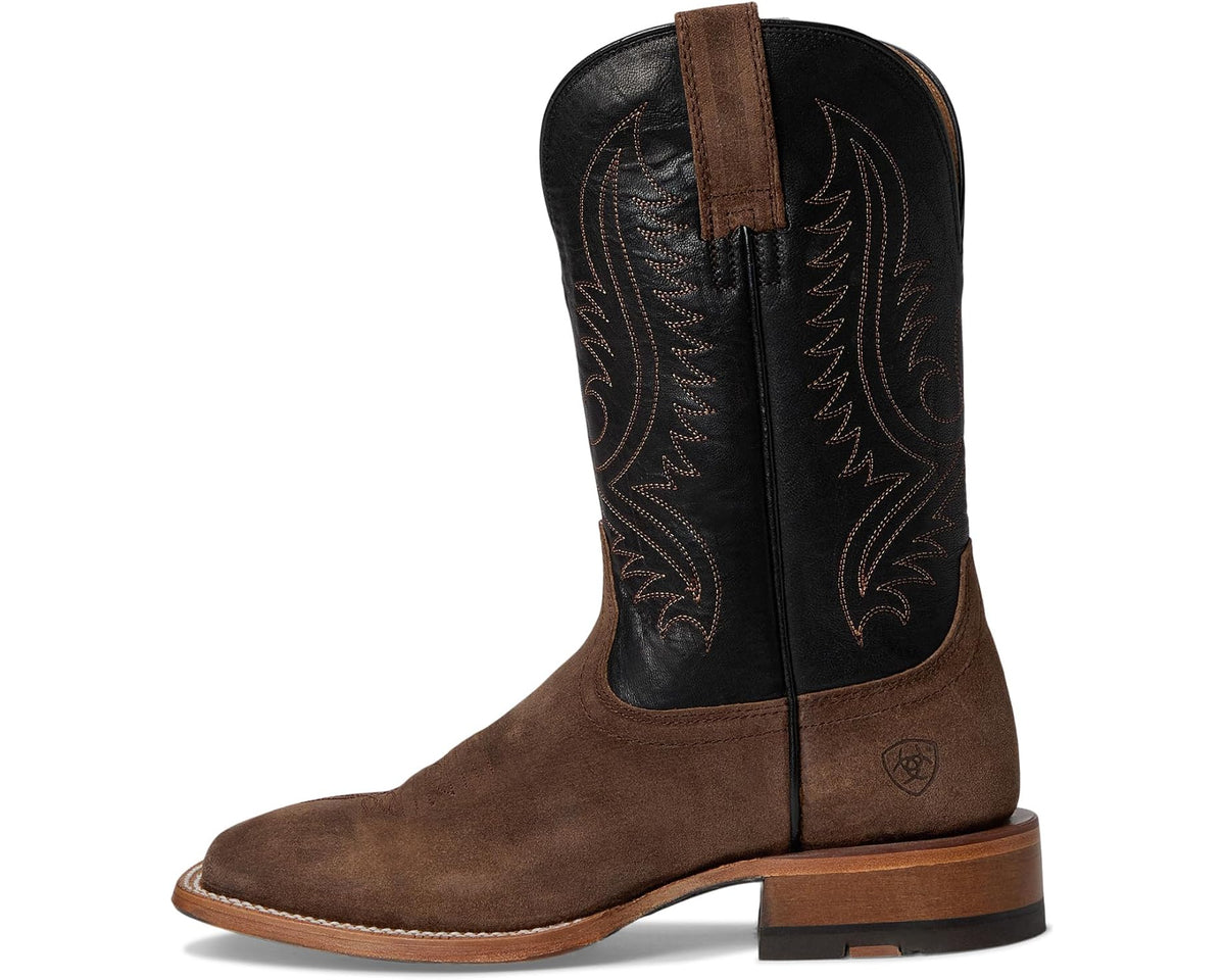 Men's Ariat Circuit Paxton Western Boots Ranch Brown Suede