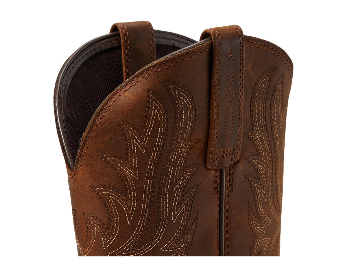 Men's Ariat Ridgeback Western Boots Oily Distressed Tan