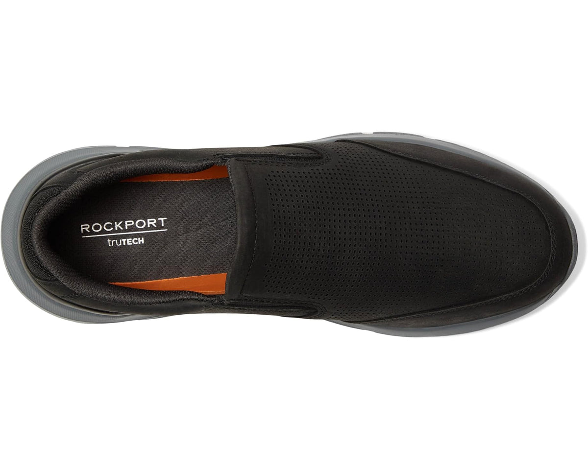 Men's Rockport Jaimin Black Leather