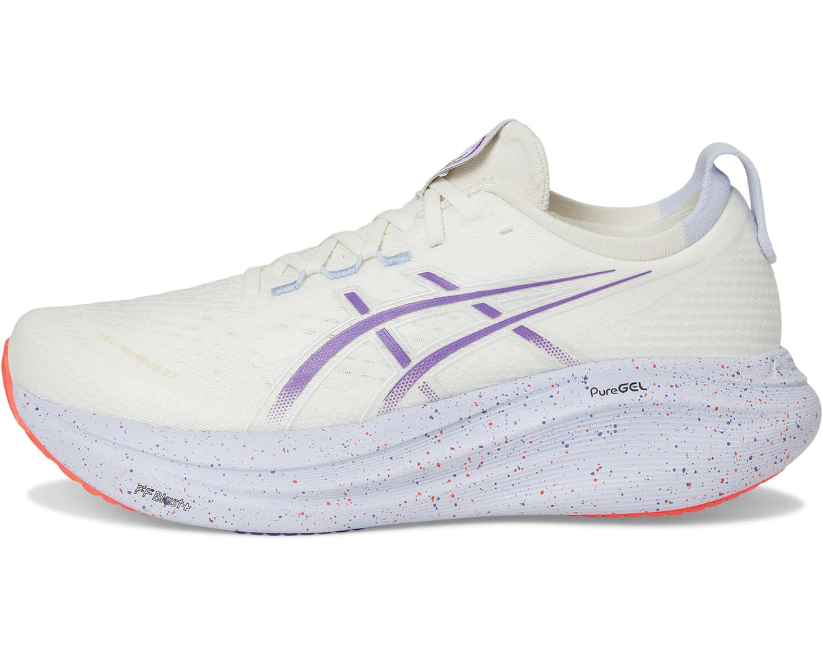 Men's ASICS Gel-nimbus 27 Tokyo Cream/Edo Purple