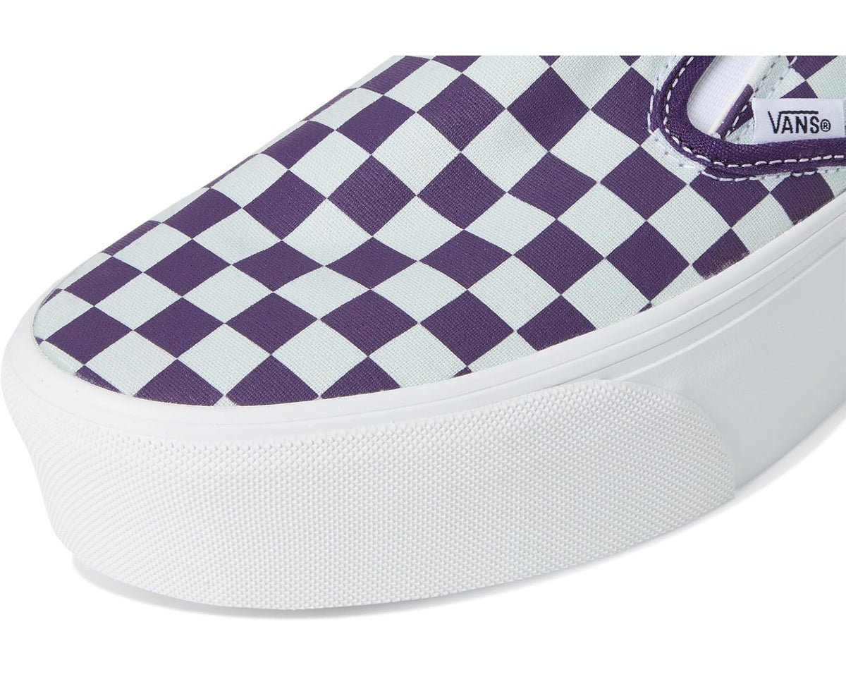 Unisex Vans Classic Slip-On Stack Form Blue Mist/Gothic Grape