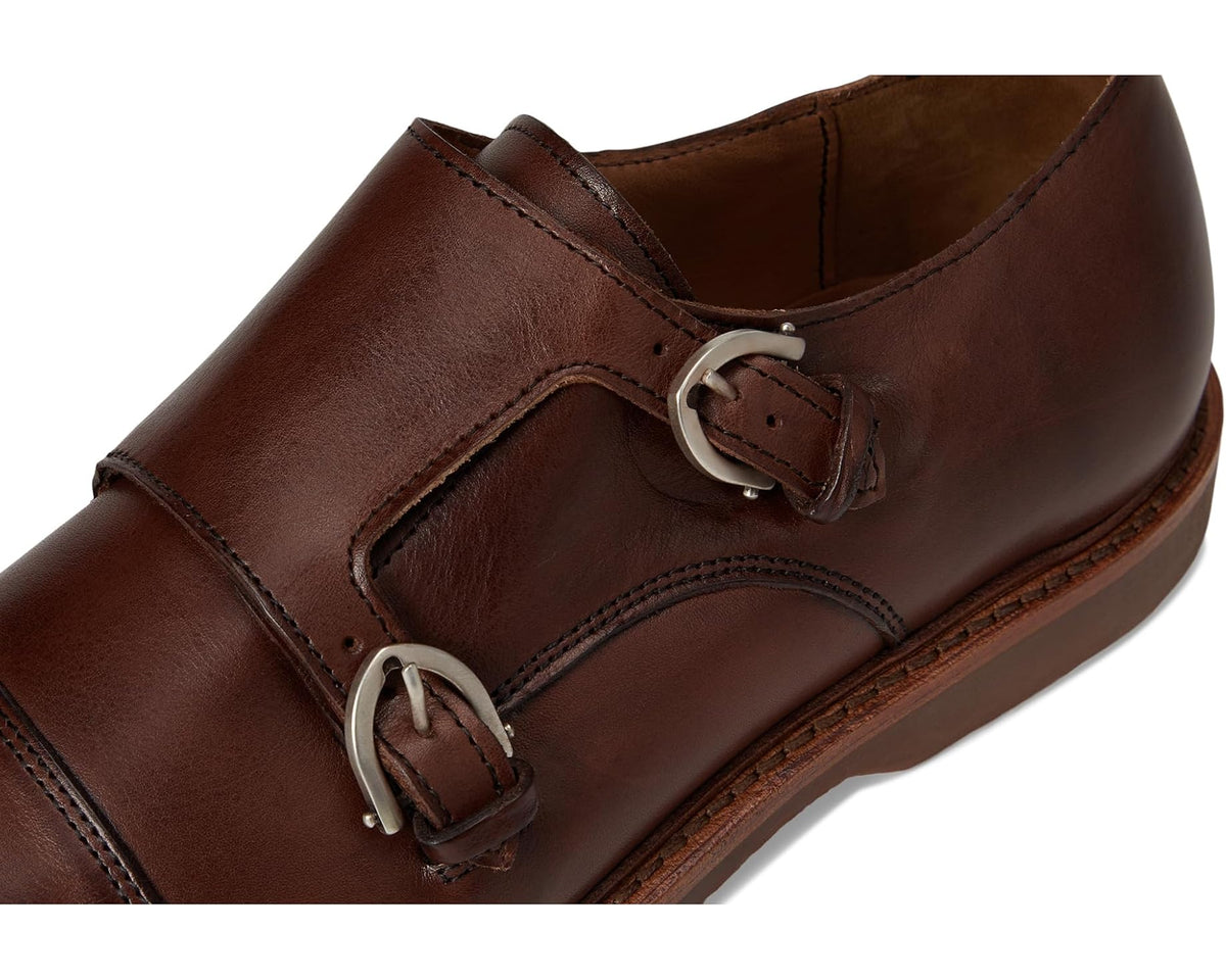 Men's Allen Edmonds Kingstonvers Monk Strap Shoes Chili