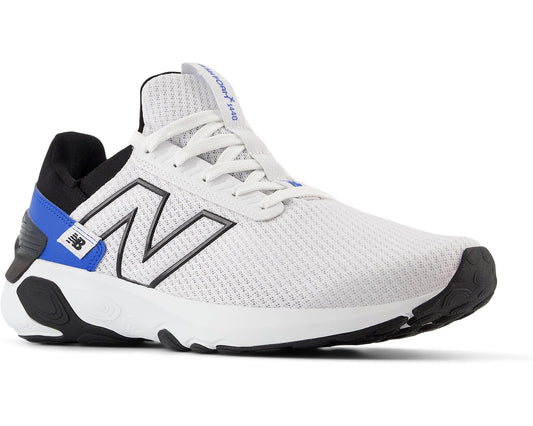 New Balance Fresh Foam X 1440 running shoes, white mesh with blue and black details