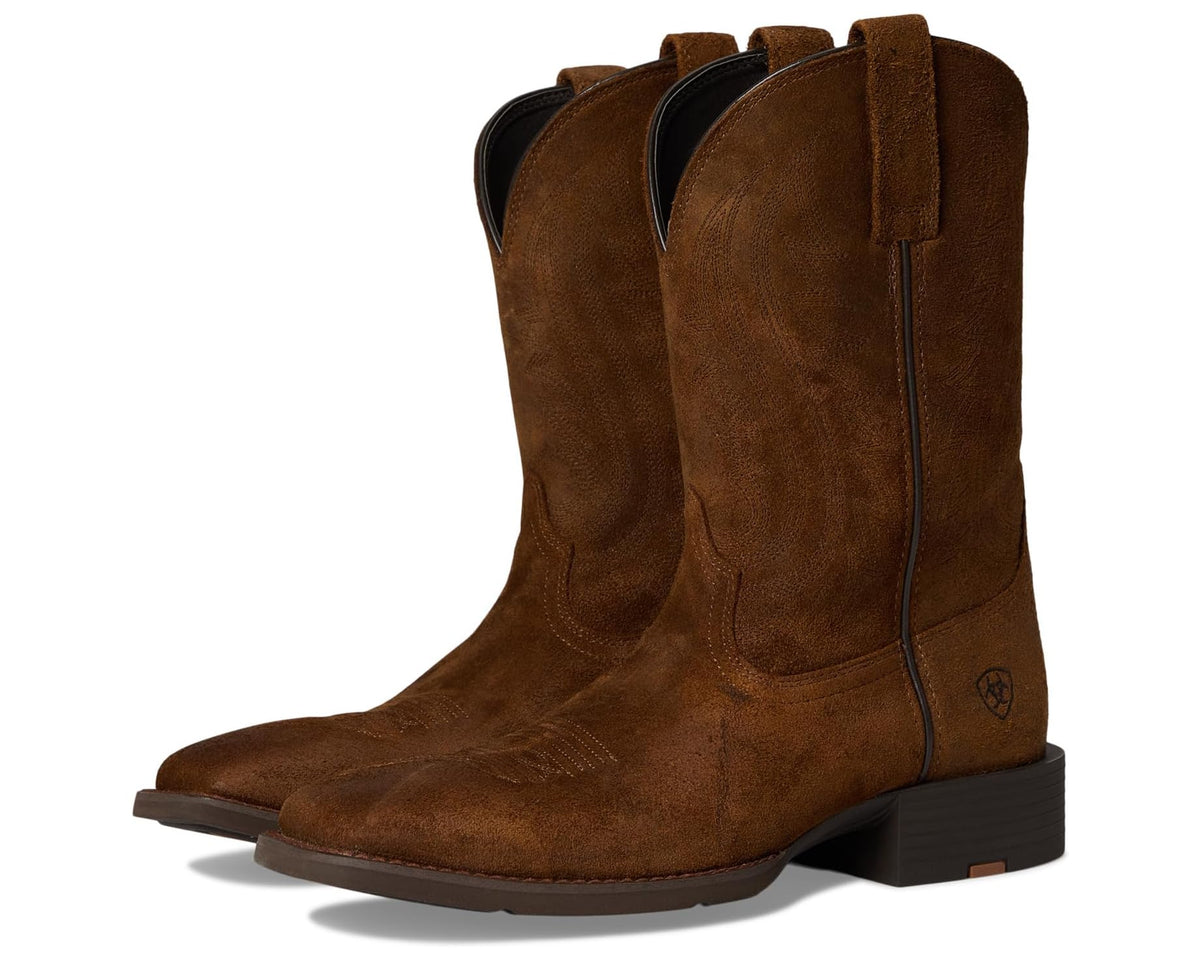 Men's Ariat Sport Big Country Cowboy Boots Brown Roughout