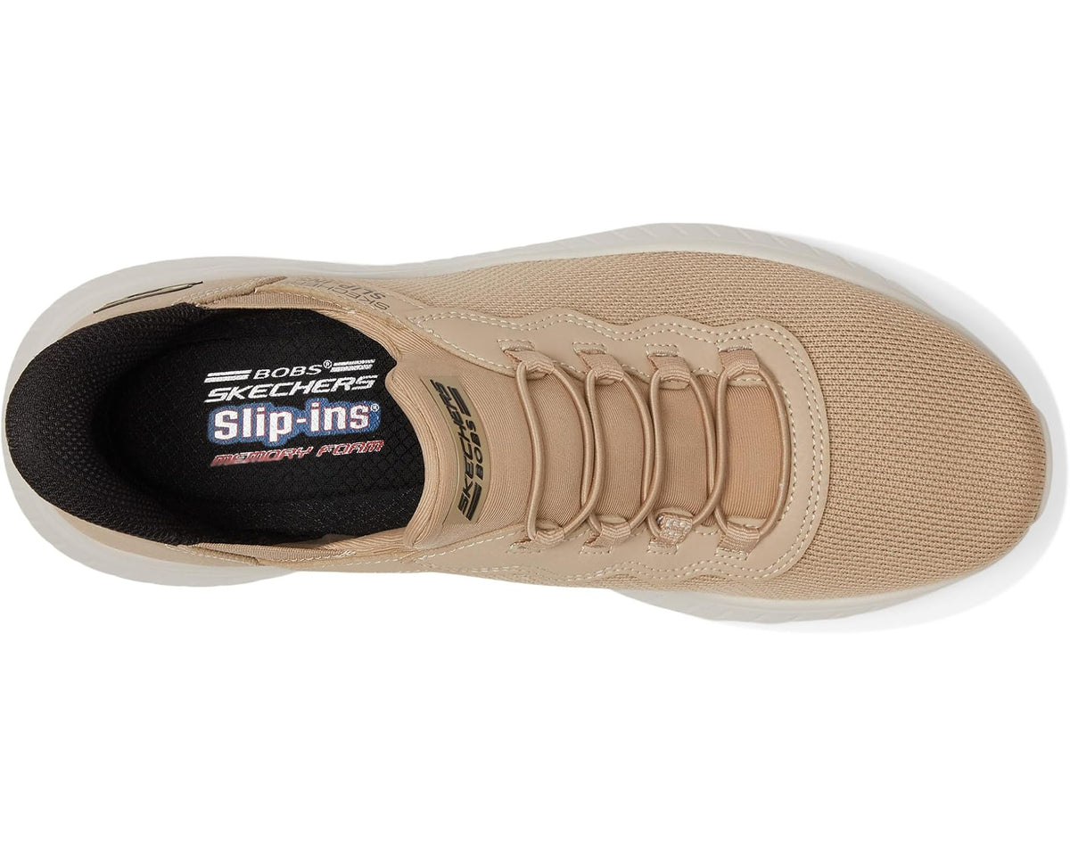 Men's BOBS from SKECHERS Bobs Squad Chaos - Daily Hype Hands Free Slip-Ins Tan