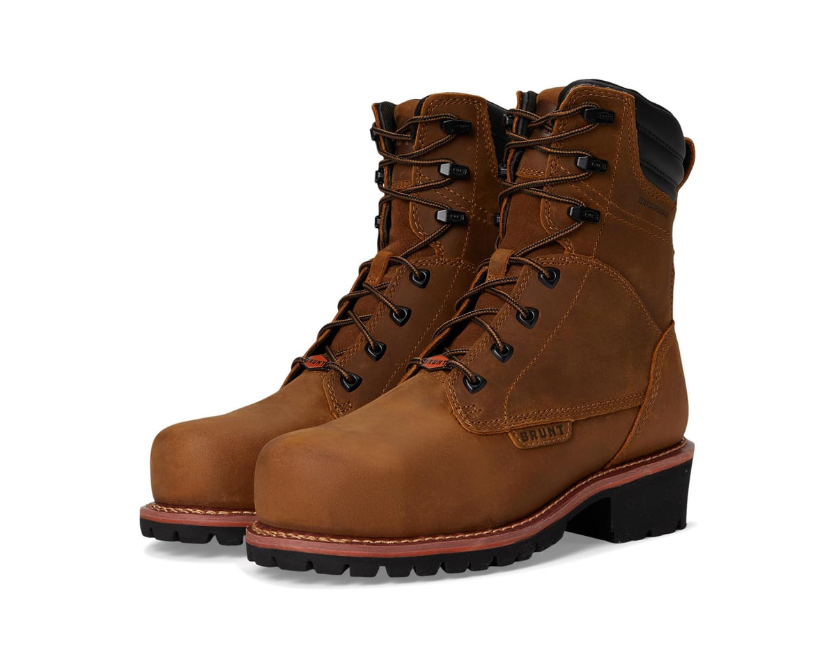 Men's BRUNT The Distasio Logger Comp Toe Brown