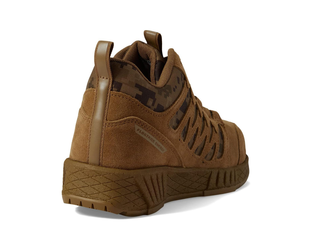 Men's Reebok Work Floatride Energy Tactical EH Comp Toe Mid-Top Coyote