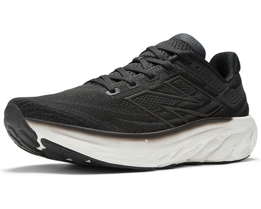 New Balance Fresh Foam X 1080v13 running shoes, black with white midsole