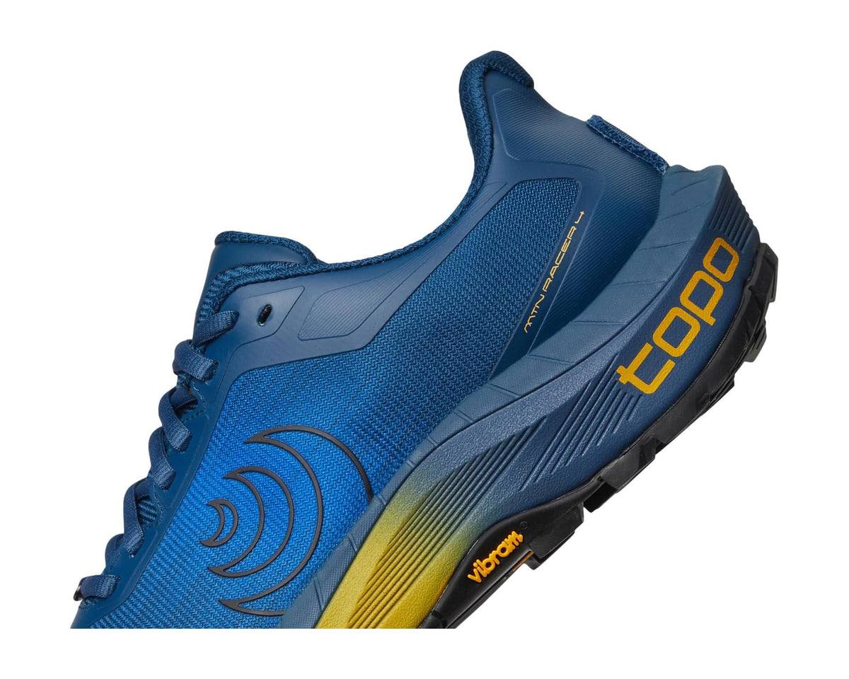 Men's Topo Athletic MTN Racer 4 Navy/Orange